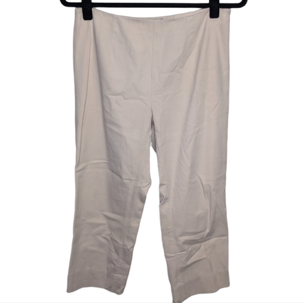 Saks Fifth Avenue Khaki Crop Pants Size 4 🤍✨